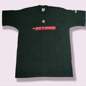 Mission Impossible: Expect the Impossible Ethan Hunt Print Scan Apple Tee Black